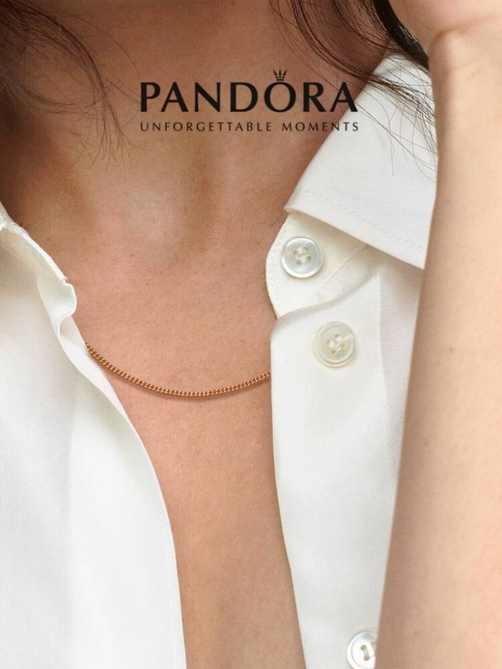 Pandora Curb Chain Necklace - Picture 3 of 3